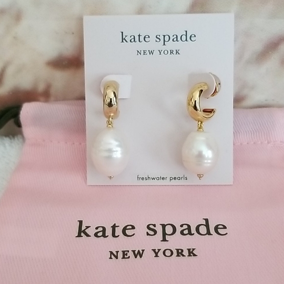 New kate spade candy drop Pearl Earrings - Picture 1 of 7
